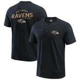 Baltimore Ravens Darius Rucker Collection Washed Henley T-Shirt | NFL Outlet