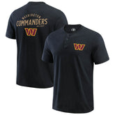 Washington Commanders Darius Rucker Collection Washed Henley T-Shirt | NFL New