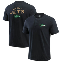 New York Jets Darius Rucker Collection Washed Henley T-Shirt | NFL Near me