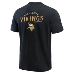 Minnesota Vikings Darius Rucker Collection Washed Henley T-Shirt | NFL Outlet