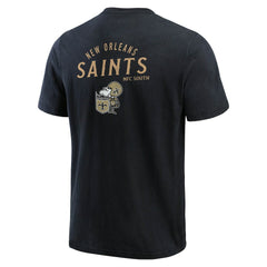 New Orleans Saints Darius Rucker Collection Washed Henley T-Shirt | NFL Outlet