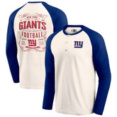 New York Giants Darius Rucker Collection Raglan Henley T-Shirt | NFL Sale