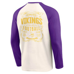 Minnesota Vikings Darius Rucker Collection Raglan Henley T-Shirt | NFL Outlet