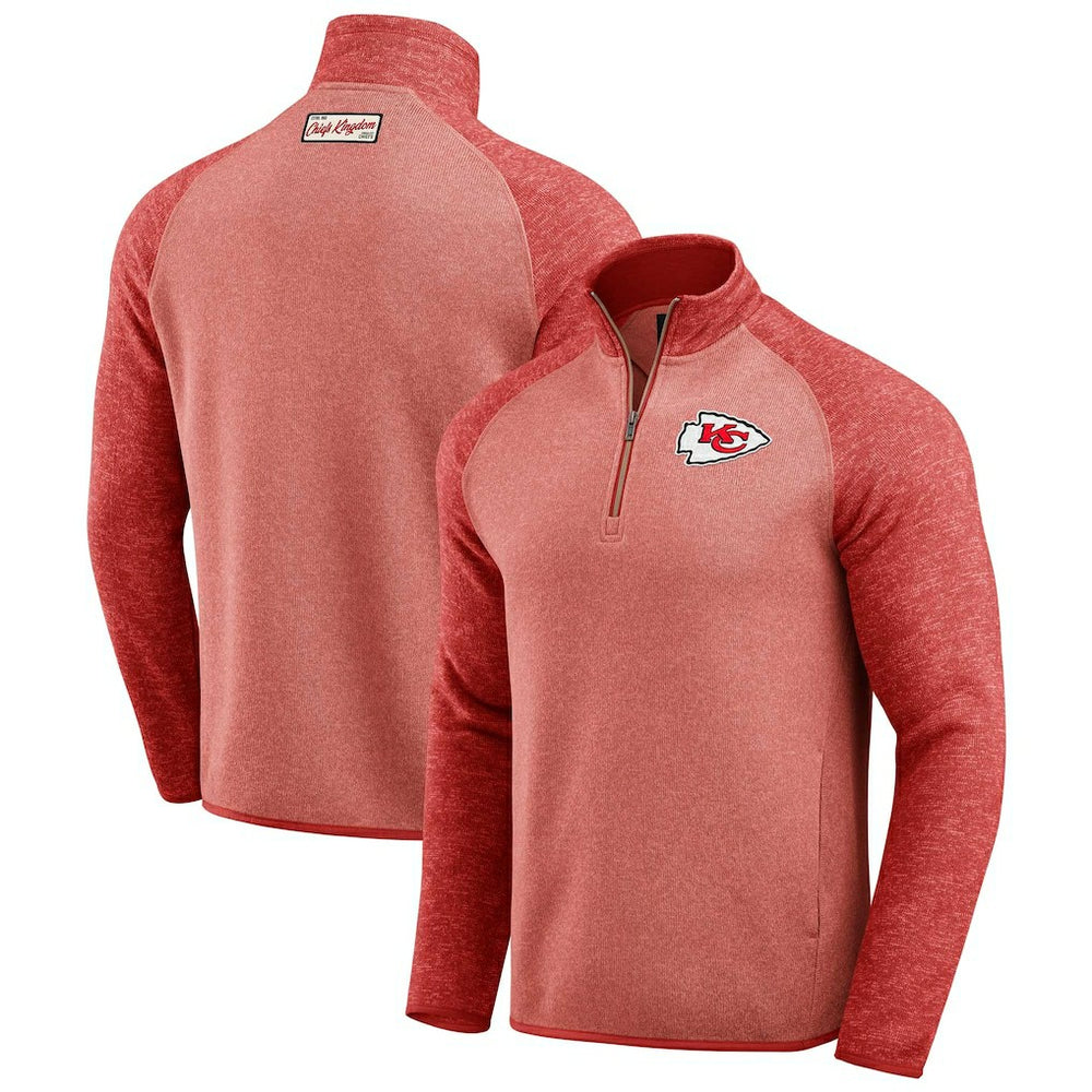 Kansas City Chiefs Darius Rucker Collection Tonal Quarter-Zip Jacket | NFL Near me