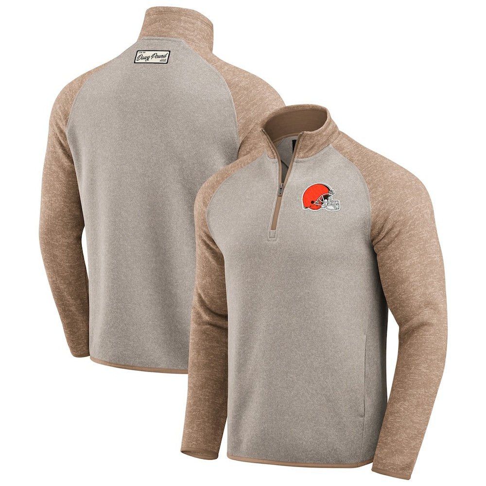 Cleveland Browns Darius Rucker Collection Tonal Quarter-Zip Jacket | NFL Outlet