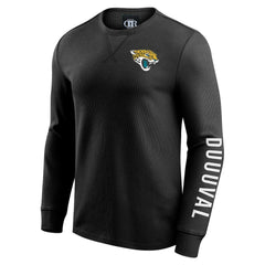 Jacksonville Jaguars Darius Rucker Collection Washed Waffle-Knit Long Sleeve T-Shirt | NFL New