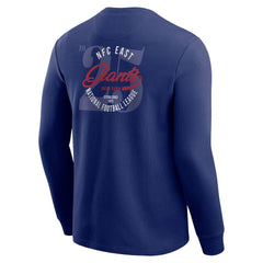 New York Giants Darius Rucker Collection Washed Waffle-Knit Long Sleeve T-Shirt | NFL Discount