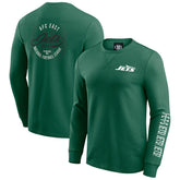 New York Jets Darius Rucker Collection Washed Waffle-Knit Long Sleeve T-Shirt | NFL Discount