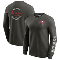 Tampa Bay Buccaneers Darius Rucker Collection Washed Waffle-Knit Long Sleeve T-Shirt | NFL Online