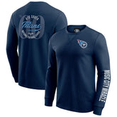 Tennessee Titans Darius Rucker Collection Washed Waffle-Knit Long Sleeve T-Shirt | NFL Outlet