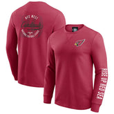 Arizona Cardinals Darius Rucker Collection Washed Waffle-Knit Long Sleeve T-Shirt | NFL Online