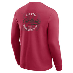 Arizona Cardinals Darius Rucker Collection Washed Waffle-Knit Long Sleeve T-Shirt | NFL Online