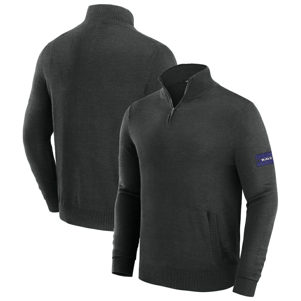 Baltimore Ravens J. Palmer Franchise Quarter-Zip Sweater | NFL Discount