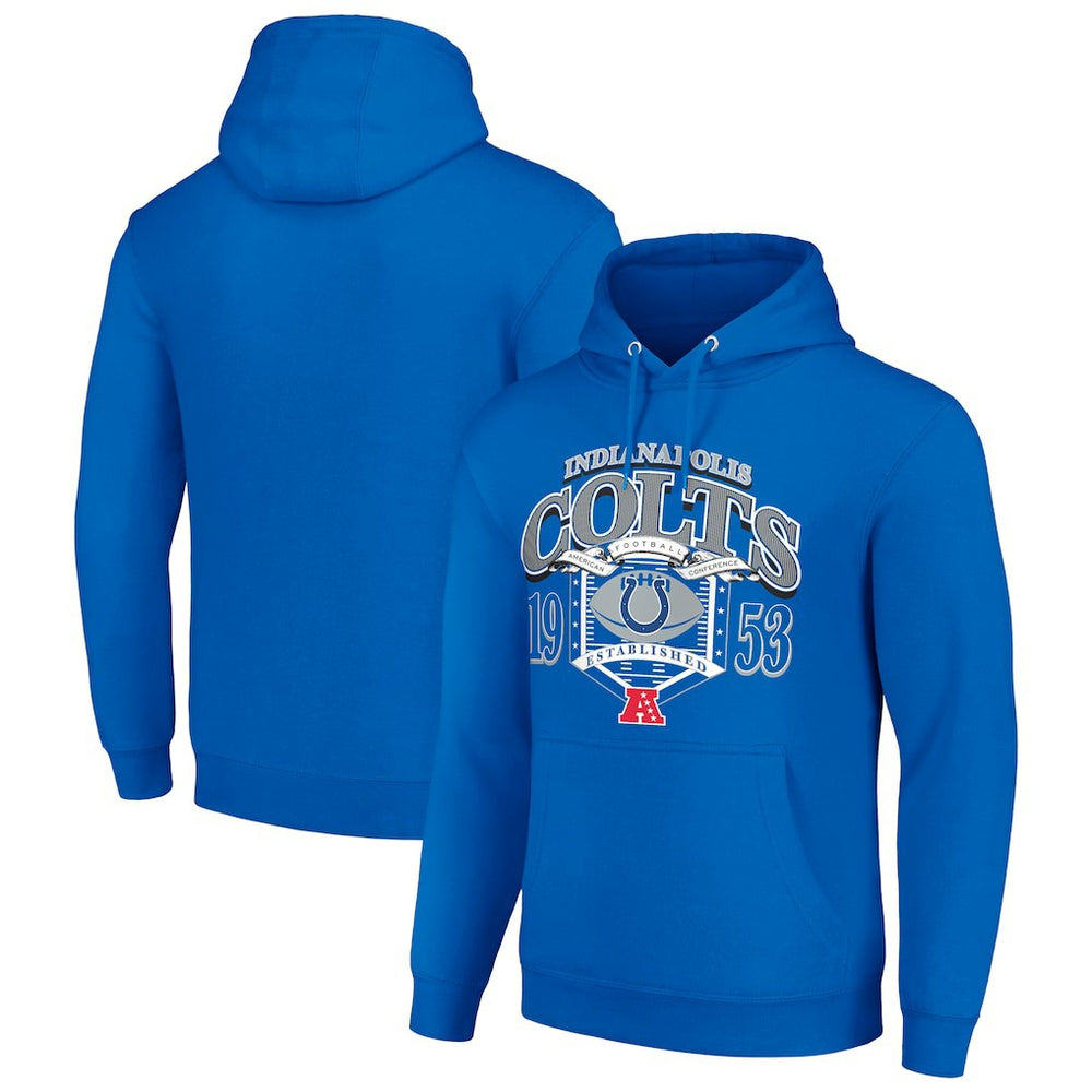 Indianapolis Colts Starter 80s Retro Pullover Hoodie | NFL Hot