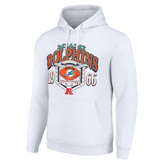 Miami Dolphins Starter 80s Retro Pullover Hoodie | NFL Discount