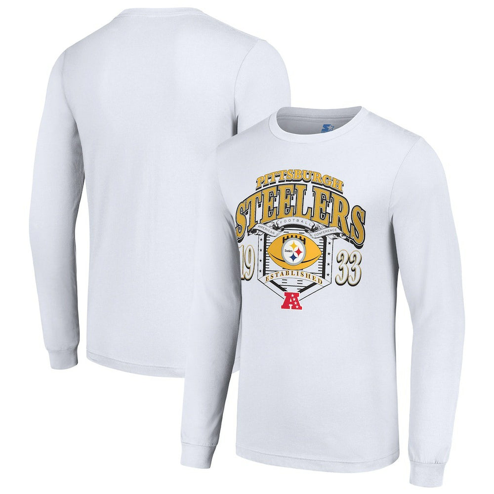 Pittsburgh Steelers Starter Retro Long Sleeve Graphic T-Shirt | NFL Near me