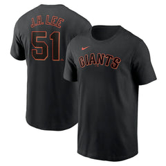 Jung Hoo Lee San Francisco Giants Nike Fuse Name & Number T-Shirt – Black - MLB T-shirts