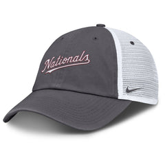 Washington Nationals Nike Wordmark Club Adjustable Trucker Hat - MLB Hats
