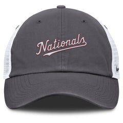 Washington Nationals Nike Wordmark Club Adjustable Trucker Hat - MLB Hats