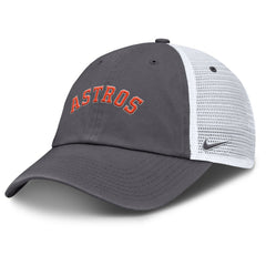 Houston Astros Nike Wordmark Club Adjustable Trucker Hat - MLB Hats