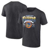 Charcoal Golden State Warriors Fast Break Finisher T-Shirt sale | NBA