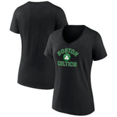 Black Boston Celtics Women's Overtime V-Neck T-Shirt | NBA