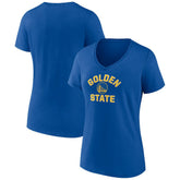 Royal Golden State Warriors Women's Overtime V-Neck T-Shirt sale | NBA