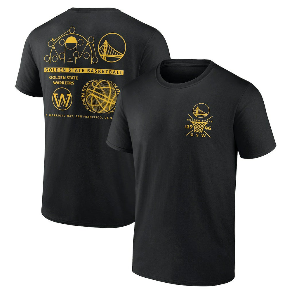 Black Golden State Warriors Street Collective T-Shirt sale | NBA