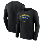 Black Golden State Warriors Japanese Heritage Long Sleeve T-Shirt sale | NBA