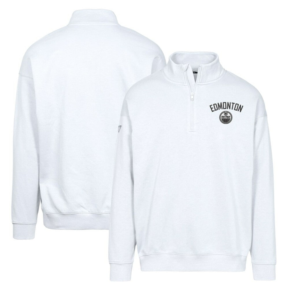Edmonton Oilers Levelwear Murray City Capsule Quarter-Zip Sweatshirt - NHL Sweatshirts