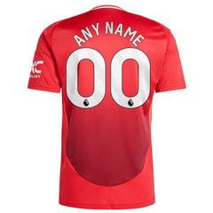 Manchester United 2024/25 Home Replica Custom Jersey