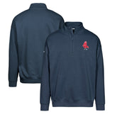 Boston Red Sox Levelwear Murray Core Logo Quarter-Zip Pullover Top - MLB Pullover