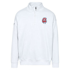 Atlanta Braves Levelwear Murray Core Logo Quarter-Zip Pullover Top - MLB Pullover