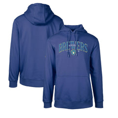 Milwaukee Brewers Levelwear Cooperstown Collection Podium Retro Spellout Pullover Hoodie - MLB Hoodies