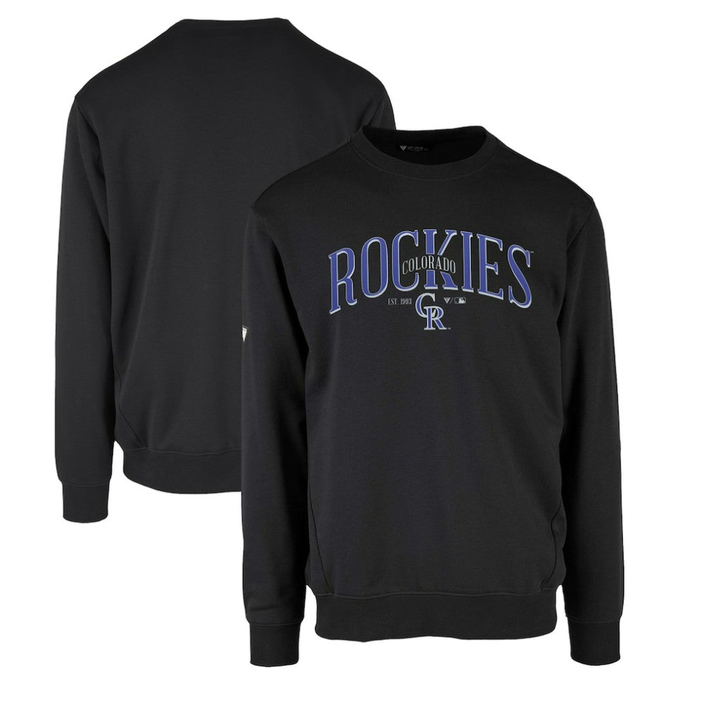 Colorado Rockies Levelwear Zane Cooperstown Collection Retro Spellout Pullover Sweatshirt - MLB Pullover