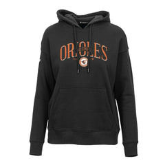 Baltimore Orioles Levelwear Women's Adorn Cooperstown Collection Retro Spellout Pullover Hoodie - MLB Hoodies