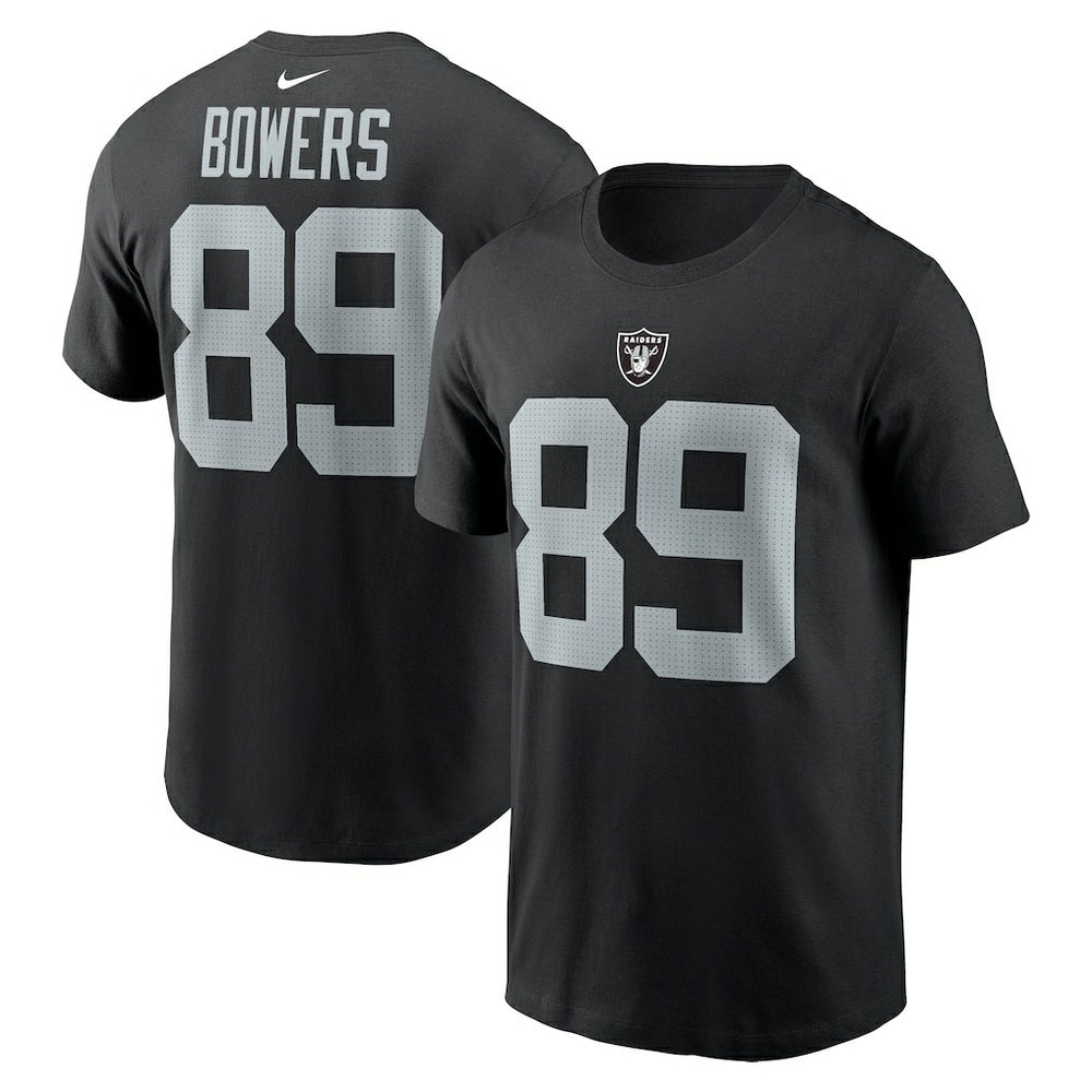 Las Vegas Raiders Brock Bowers Name & Number T-Shirt | NFL New