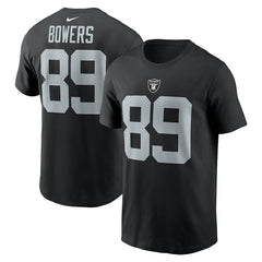 Las Vegas Raiders Brock Bowers Name & Number T-Shirt | NFL New