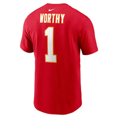 Kansas City Chiefs Xavier Worthy Name & Number T-Shirt | NFL Near me