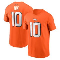 Denver Broncos Bo Nix Name & Number T-Shirt | NFL On sale