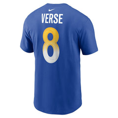 Los Angeles Rams Jared Verse Name & Number T-Shirt | NFL Outlet