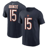 Chicago Bears Rome Odunze Name & Number T-Shirt | NFL Outlet