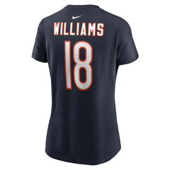 Chicago Bears Caleb Williams Women's Name & Number T-Shirt | NFL New