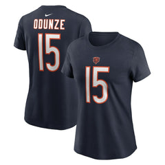 Chicago Bears Rome Odunze Women's Name & Number T-Shirt | NFL Online