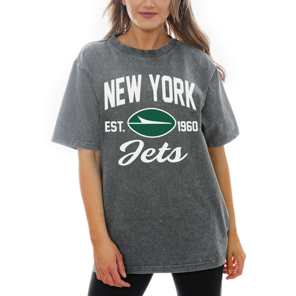 New York Jets Gameday Couture Women's Tackle Titan Relaxed Fit T-Shirt | NFL Near me