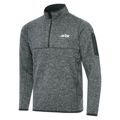 New York Jets Antigua Fortune Quarter-Zip Pullover Jacket | NFL New
