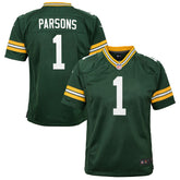 Green Bay Packers Micah Parsons Youth Game Player Jersey | NFL Outlet
