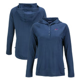 Buffalo Bills Cutter & Buck Women's Coastline Epic Comfort Eco Recycled Raglan Pullover Hoodie | NFL Hot