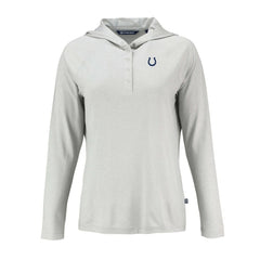 Indianapolis Colts Cutter & Buck Women's Coastline Epic Comfort Eco Recycled Raglan Pullover Hoodie | NFL Discount