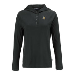 Minnesota Vikings Cutter & Buck Women's Coastline Epic Comfort Eco Recycled Raglan Pullover Hoodie | NFL On sale